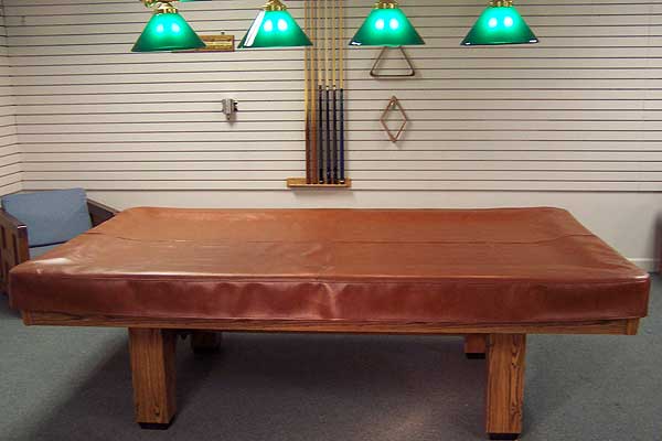 Custom Naugahide Leather Billiards Pool Table Cover eBay